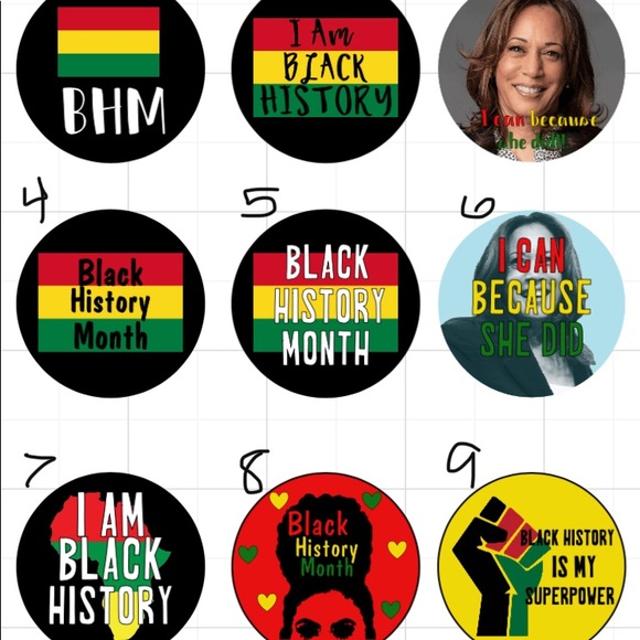 2 Black History Pins - Picture 2 of 2